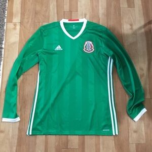 Adidas Climacool Mexico Soccer Shirt Long Sleeve L